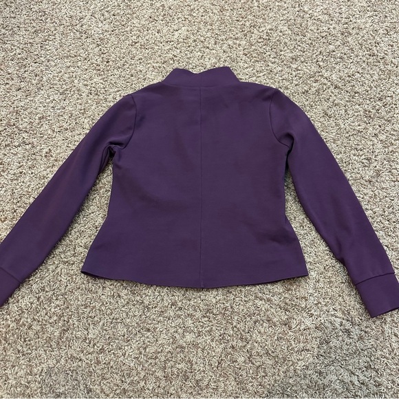 The North Face Purple Turtleneck Pullover Sweatshirt Women’s Size Medium - Picture 4 of 5